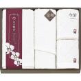 夏の贈り物お中元 タオルセット 今治＆泉州 今治ハンドタオル（33×33cm）×2、泉州スリムバスタオル（34×110cm）・泉州スリムフェイスタオル（29×80cm）×各1