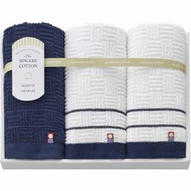 夏の贈り物お中元 フェイスタオル3P 今治 34×75cm