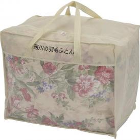 春の贈り物 羽毛掛けふとん 西川 ピンク 150×210cm