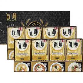 夏の贈り物お中元 福山製麺所「旨麺」 ラーメン（80g）×16、塩スープ（36g）・はかた大将スープ（醤油・味噌・豚骨）（各35g）×各4