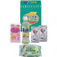 夏の贈り物お中元 洗剤おくさまセット 花王アタックZEROワンパック（10g）×2、キッチンリフレッシュコンパクト（270ml）・キッチンクリーナー（24枚入）・ネットスポンジ（中国）（2個入）×各1