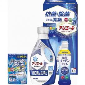 夏の贈り物お中元 アリエール抗菌除菌ギフト ギフト工房 P&Gアリエールジェル（720g）・除菌キッチンジェル（200ml）・洗たく槽クリーナーEX（100g）×各1