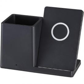 夏の贈り物お中元 ペンホルダー付ワイヤレス充電器 15×7.5×11.5cm