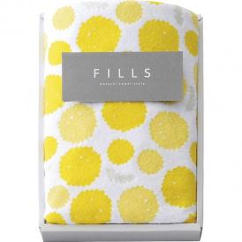 夏の贈り物お中元 フェイスタオル FILLS イエロー 34×75cm