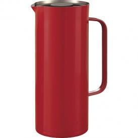 夏の贈り物お中元 リビングポット1L ピーコック レッド 9.8×14.8×23.4cm