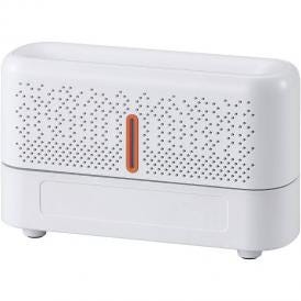 夏の贈り物お中元 ワイヤレススピーカー機能付アロマ対応加湿器（イルミネーション機能付） 20.3×7×12.2cm