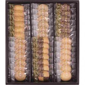 夏の贈り物お中元 神戸トラッドクッキー 神戸浪漫 クッキー（モザイク・カフェキャラメル・プレーン）×各7、クッキー（ココナッツ・チョコアーモンド・紅茶）×各6