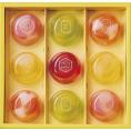 夏の贈り物お中元 ピッコロドルチェ ひととえ ピーチ＆グレープフルーツ味・アップル＆パイン味・マンゴー＆ライチ味・レモン＆ライム味（各52g）×各2、カシス＆ストロベリー味（52g）×1