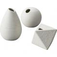 夏の贈り物お中元 ミニ一輪挿し3個セット なごみ 丸（直径7.5×7cm）・六角八面（7×8×6cm）・しずく（直径7×10cm）×各1