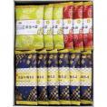 夏の贈り物お中元 おいしさいろいろ 金澤兼六製菓 青さ海苔煎餅×6、柚子胡椒煎餅・海老カレー煎餅×各3
