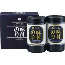 夏の贈り物お中元 卓上味付海苔ギフト やま磯 味付のり（8切24枚）×2