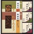 春の贈り物 かりんとう・羊かん詰合せ 羊かん（抹茶・練り・小倉）（各60g）・かりんとう（蜂蜜黒糖・落花生）（各40g）×各1