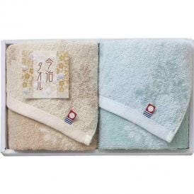 夏の贈り物お中元 ウォッシュタオル2P 今治製タオル 34×35cm