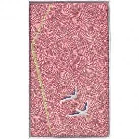 夏の贈り物お中元 刺繍入り金封ふくさ 洛北 赤鶴 20×12cm