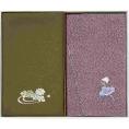 夏の贈り物お中元 刺繍入り金封包み&金封ふくさ 洛北 紫蓮 金封包み：38×37cm、金封ふくさ：20×12cm