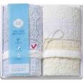 春の贈り物 今治うまれのフェイスタオル2P イータック（抗ウイルス加工） 34×75cm