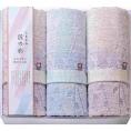 夏の贈り物お中元 フェイスタオル3P しまなみ匠の彩 花つぼみ 34×75cm