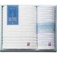 夏の贈り物お中元 バスタオル&ウォッシュタオル 伊予の白波 バスタオル：60×110cm、ウォッシュタオル：33×35cm