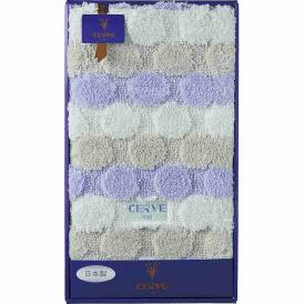 夏の贈り物お中元 大判バスマット チェルベ ブルー 50×80cm