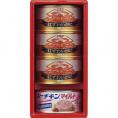 夏の贈り物お中元 紅ずわいがに&シーフードギフト ニッスイ紅ずわいがにほぐし身（100g）×3、はごろもシーチキンマイルド（140g）×1