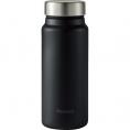 夏の贈り物お中元 スクリューマグボトル400ml ピーコック マットブラック 直径6.7×18.2cm