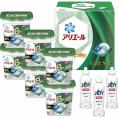 夏の贈り物お中元 アリエールジェルボール部屋干しギフトセット P&G アリエールジェルボール４D部屋干し用（11個）×6、除菌ジョイコンパクト（170ml）×3