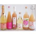 桃のお酒を楽しめる6本セット(山梨県ももワイン もも梅酒ももはじめました 国産ももとろ 国産もものお酒 信州のももを使ったワイン 脱アルコールカールユングピーチ(ドイツ)) 720ml×2本 500m