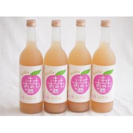 4本セット(中埜酒造 國盛 フルリア もものお酒 (愛知県)) 720ml×4本