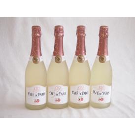 4本セット(カフェ・ド・パリ ピーチ スパークリングワイン(フランス)) 750ml×4本