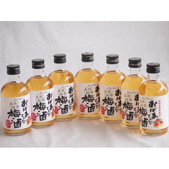 7本セット(紀州産南高梅100% おばあちゃんの梅酒 14度) 300ml×7