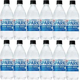 12本 サントリー 天然水 スパークリング 炭酸水 無糖 SPARKLING 500ml×12本