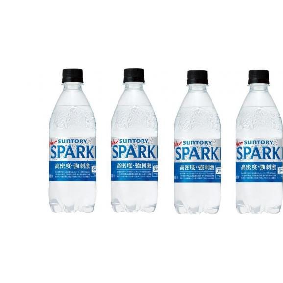 上品なスタイル 4本 サントリー SPARKLING 無糖 炭酸水 スパークリング 天然水 水・ミネラルウォーター