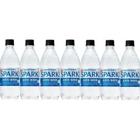 7本 サントリー 天然水 スパークリング 炭酸水 無糖 SPARKLING 500ml×7本