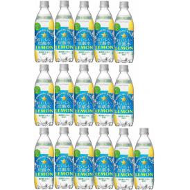 16本  ポッカサッポロ クリア(旧おいしい)炭酸水レモン500ml×16本