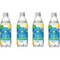 4本  ポッカサッポロ クリア(旧おいしい)炭酸水レモン500ml×4本
