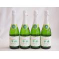4本セット(山梨県産100％勝沼仕込　甲州スパークリングワイン やや辛口) 720ml×4本