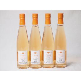 4本セット(山梨県産葡萄100% デラウェア オレンジワインやや甘口) 500ml×4本