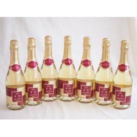 7本セット(山梨県産100％サントネージュ　甲州スパークリングワイン やや甘口) 720ml×7本