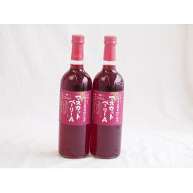 2本セット(山梨県産葡萄100％マスカットベーリーA ライトボディ) 720ml×2本
