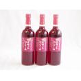3本セット(山梨県産葡萄100％マスカットベーリーA ライトボディ) 720ml×3本