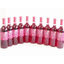 10本セット(山梨県産葡萄100％マスカットベーリーA ライトボディ) 720ml×10本