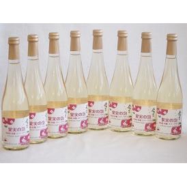 8本セット(果実の泡シードル 北海道林檎スパークリング(やや甘口)) 500ml×8本