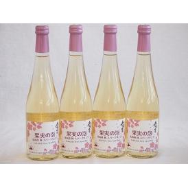 4本セット(果実の泡シードル 北海道梅スパークリング(やや甘口)) 500ml×4本