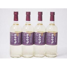 4本セット(山梨県産葡萄 デラウェア 辛口) 720ml×4本