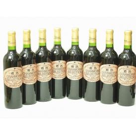 8本セット(樽熟成赤ワイン シャンモリセレクション フルボディ(山梨県)) 720ml×8本