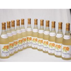 12本セット(おたる完熟ナイアガラ生葡萄酒 白ワイン甘口(北海道)) 720ml×12本