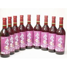 9本セット(おたる醸造キャンベルアーリ生葡萄酒 赤ワイン辛口(北海道)) 720ml×9本
