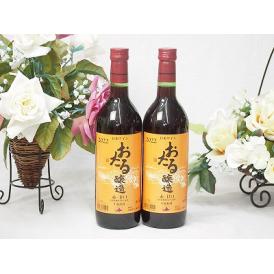 2本セット(おたる醸造 生葡萄酒甘口赤ワイン(北海道)) 720ml×2本