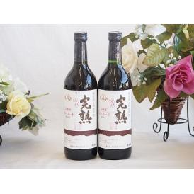 2本セット(信州産完熟コンコード 辛口赤ワイン ミディアム) 720ml×2本