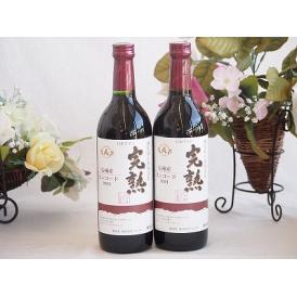 2本セット(信州産完熟コンコード やや甘口赤ワイン ミディアム) 720ml×2本